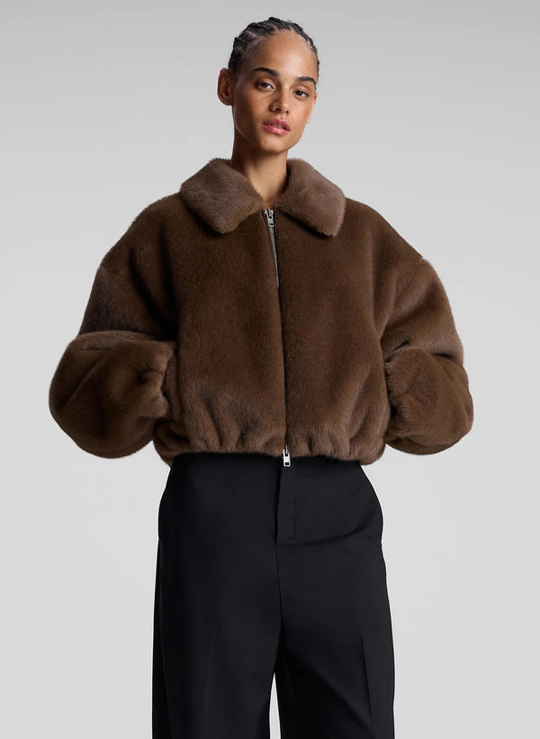 ALC Esme Faux Fur Jacket