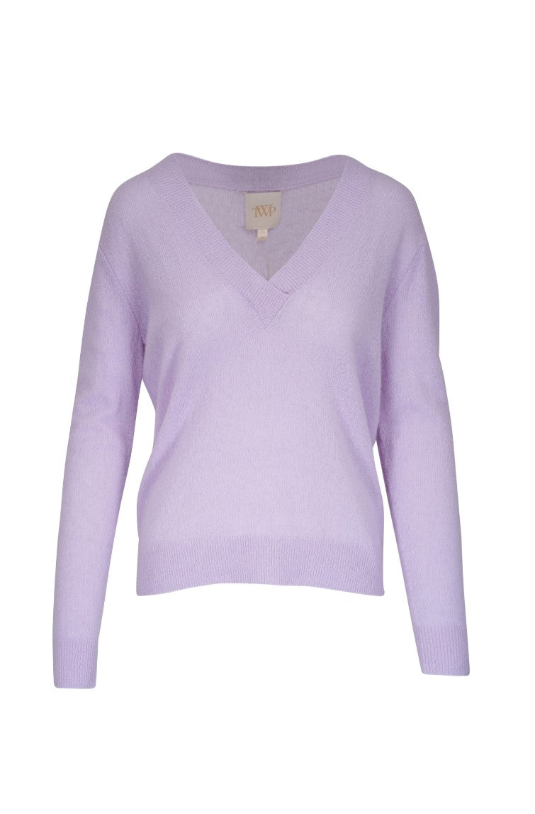 TWP Perfect Deep V-Neck Sweater