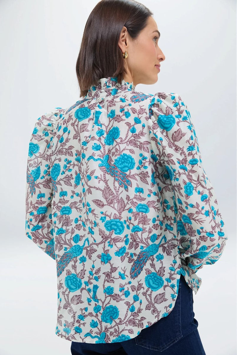 Alix of Bohemia Annabel Peacock Plume Shirt