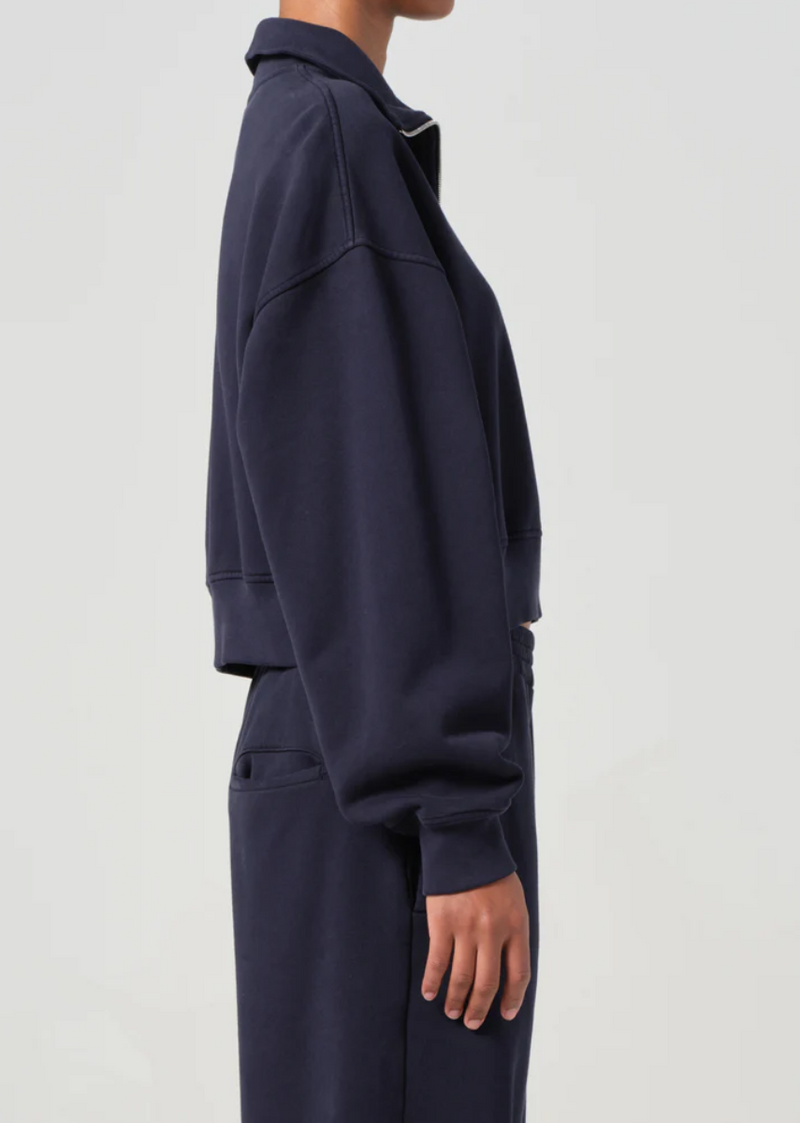 Agolde Bethan Quarter Zip Sweatshirt