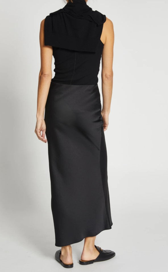 [S47X9000] talia charmeuse maxi skirt