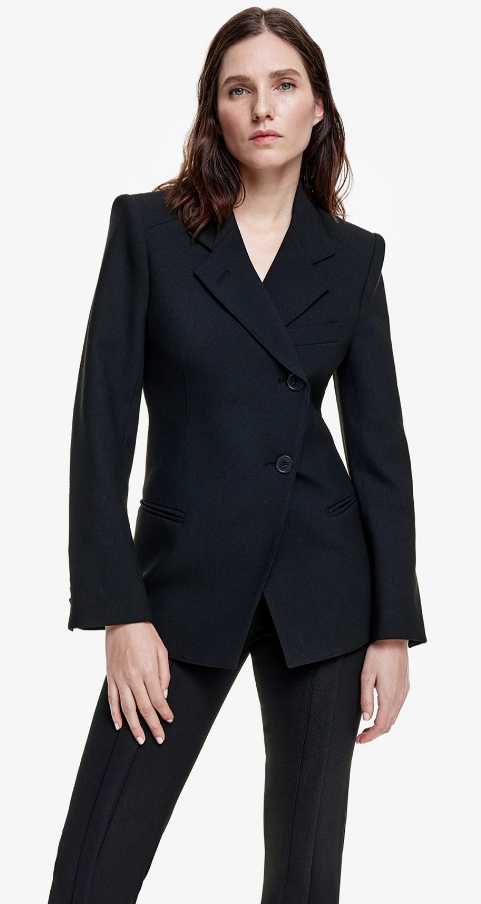 Smythe 20th anniversary asymmetrical blazer