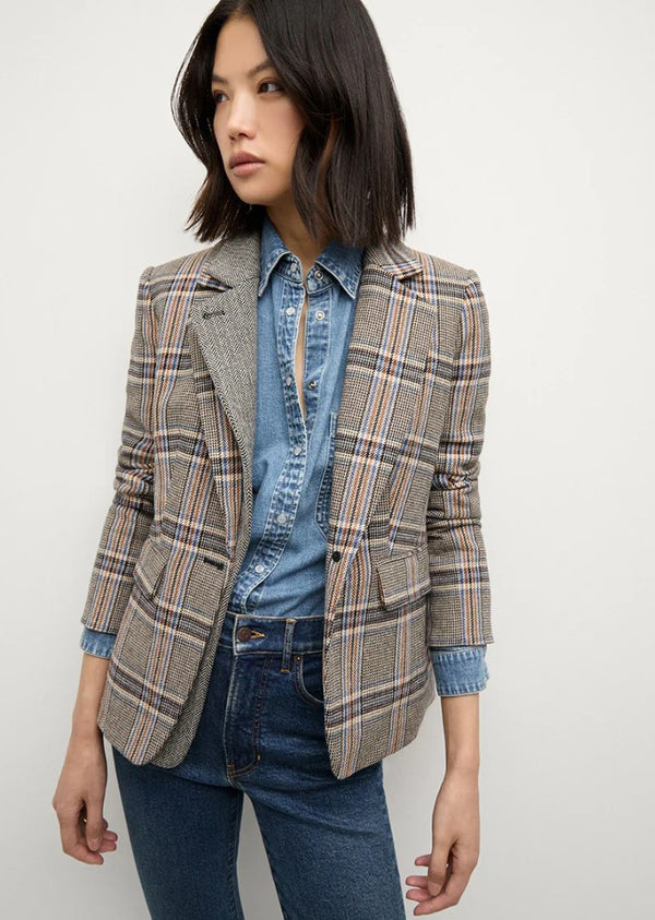 Veronica Beard Blythe Plaid Jacket